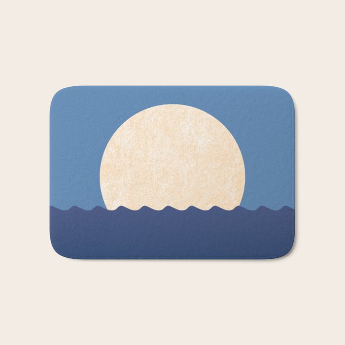 Moonrise Night Sky Bath Mat Gallery Image 1
