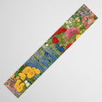 Gustav Klimt Style Colorful Flower Garden Table Runner Gallery Image 3