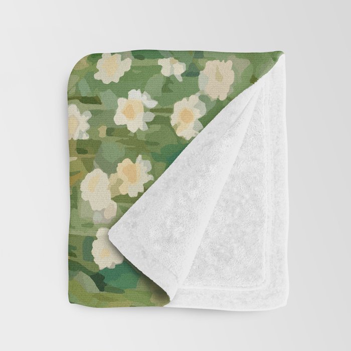 Gustav Klimt Style Colorful Flower Garden Throw Blanket Gallery Image 3