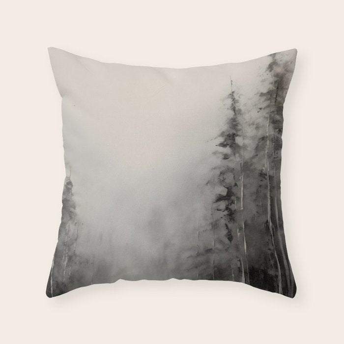 Snow Forest I Throw Pillow Gallery Image 6