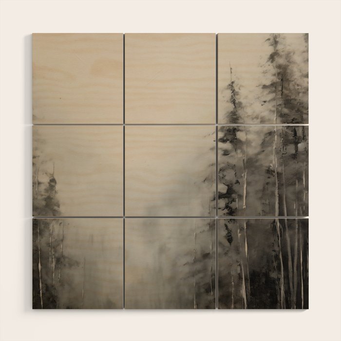 Snow Forest I Wood Wall Art Gallery Image 1