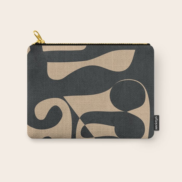 Abstract Ink 1 Carry All Pouch Gallery Image 1