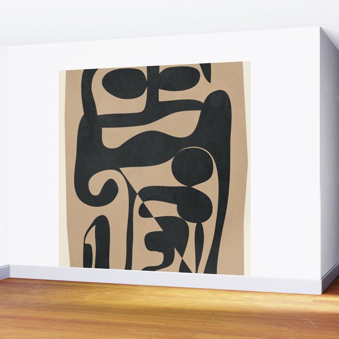 Abstract Ink 1 Wall Mural Gallery Image 2