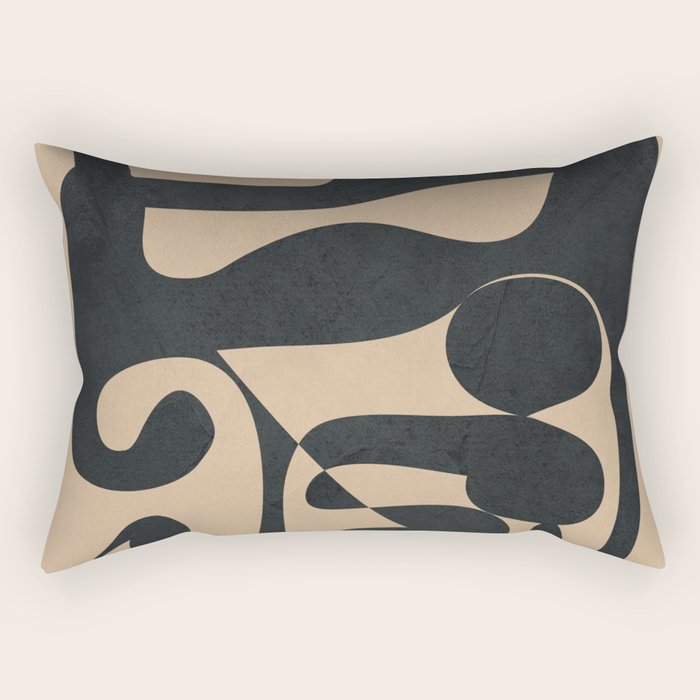 Abstract Ink 1 Rectangular Pillow Gallery Image 1