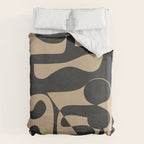 Abstract Ink 1 Duvet Cover Gallery Image 6