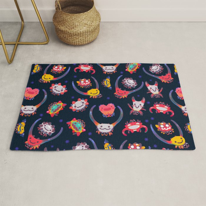 Happy spiny spider Rug Gallery Image 1