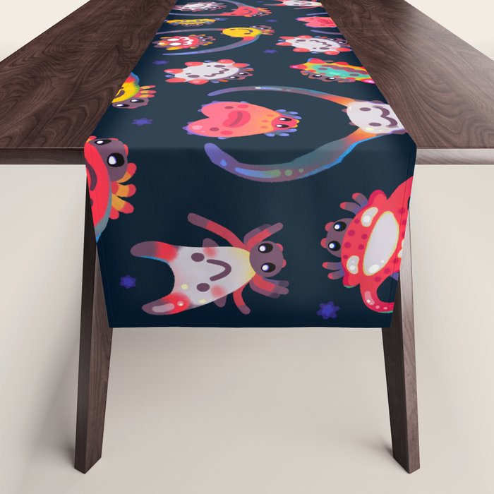 Happy spiny spider Table Runner Gallery Image 1