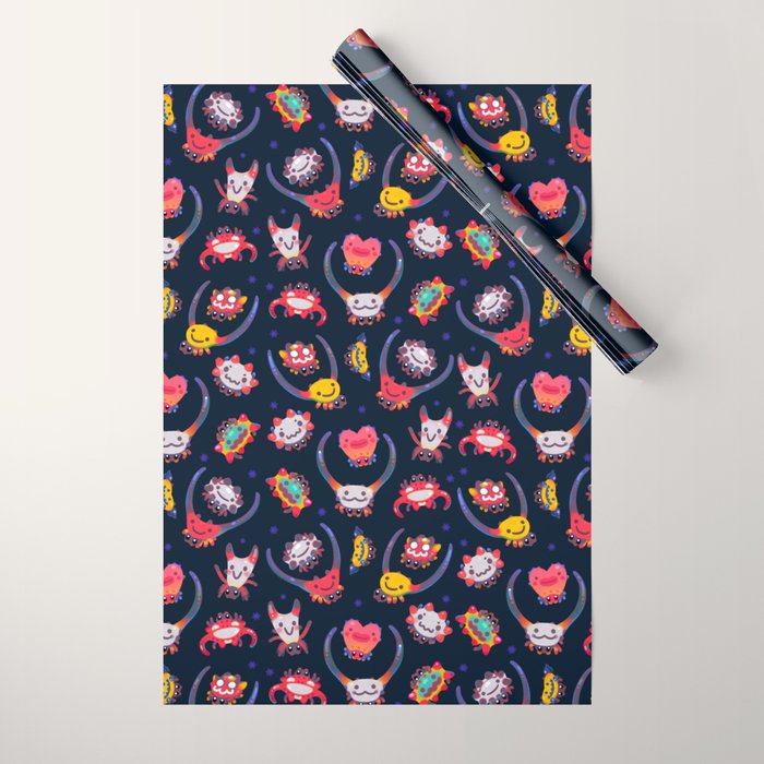 Happy spiny spider Wrapping Paper Gallery Image 1