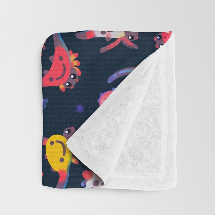 Happy spiny spider Throw Blanket Gallery Image 3