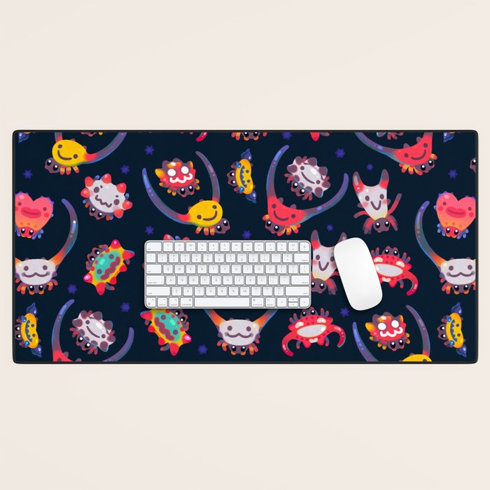 Happy spiny spider Desk Mat Gallery Image 1