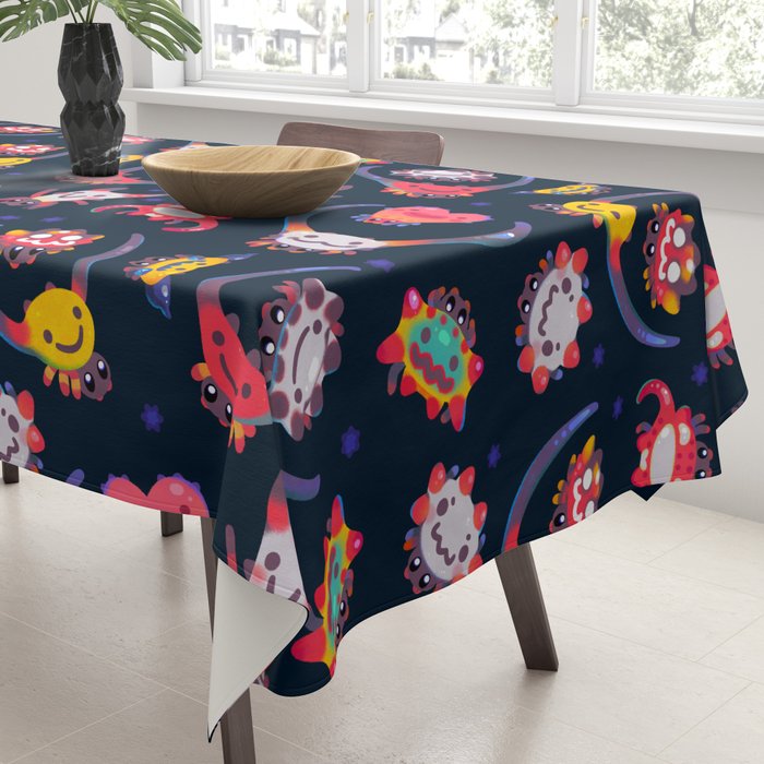 Happy spiny spider Tablecloth Gallery Image 3