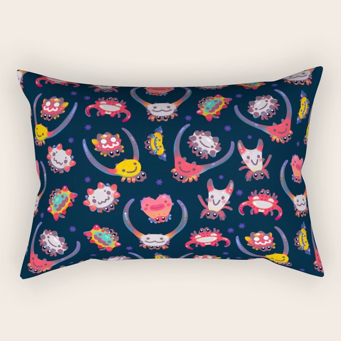Happy spiny spider Rectangular Pillow Gallery Image 1