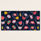 Happy spiny spider Desk Mat Gallery Image 3
