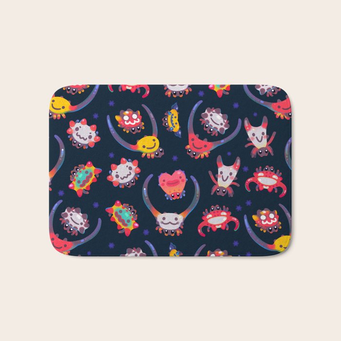 Happy spiny spider Bath Mat Gallery Image 1