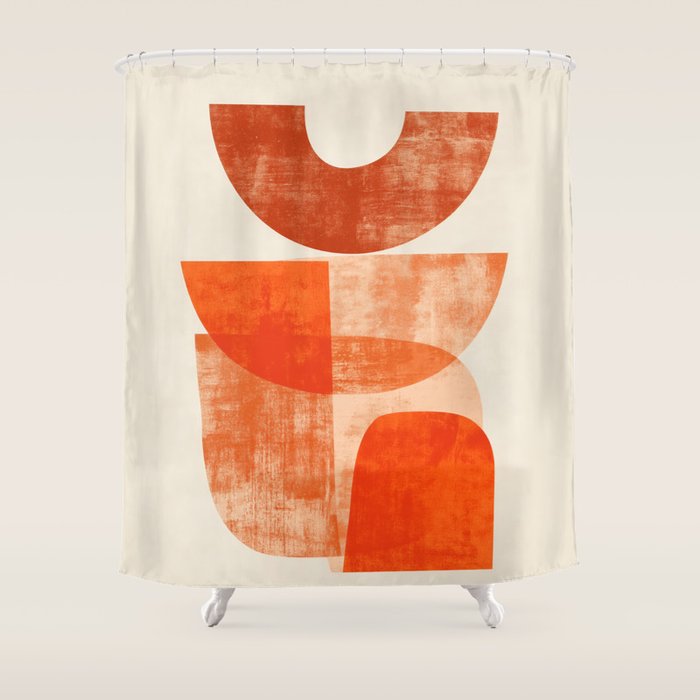 Desert Shapes I Shower Curtain Gallery Image 1