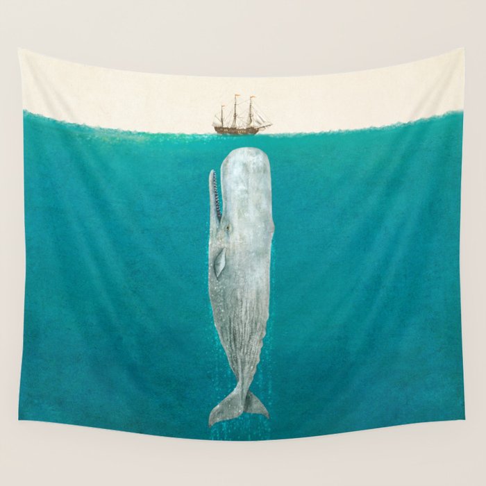 The Whale - Full Length - Option Wall Tapestry Gallery Image 4