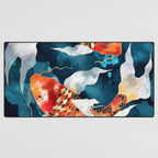 Metallic Koi II Desk Mat Gallery Image 3
