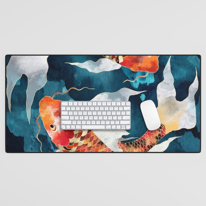 Metallic Koi II Desk Mat Gallery Image 1