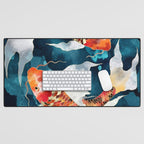 Metallic Koi II Desk Mat Gallery Image 1
