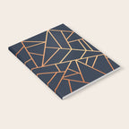 Copper and Midnight Navy Notebook Gallery Image 2