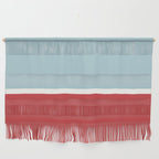 Color Block I Blue Red Wall Hanging Gallery Image 1