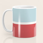 Color Block I Blue Red Coffee Mug Gallery Image 3