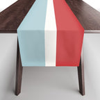 Color Block I Blue Red Table Runner Gallery Image 1