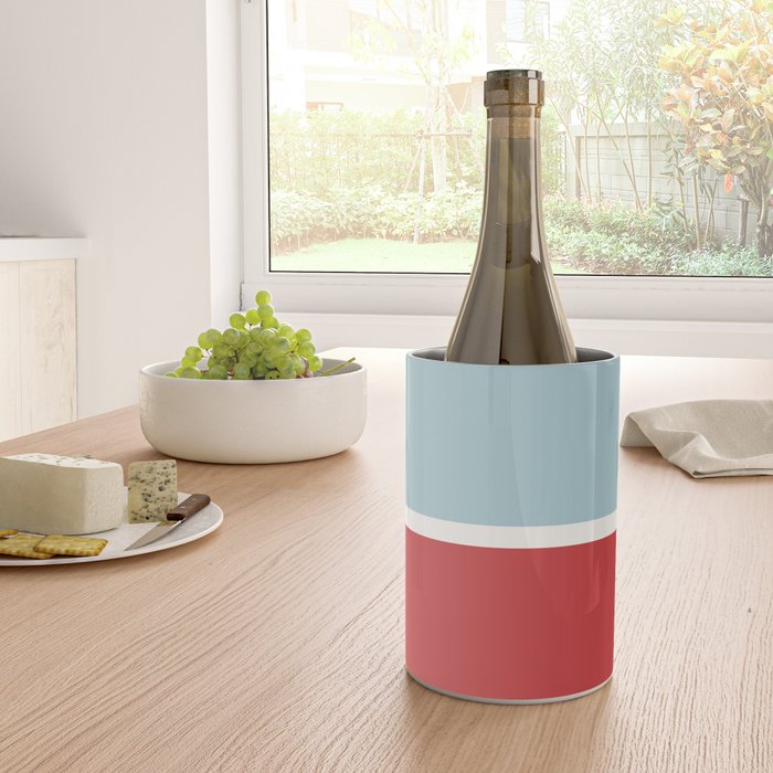 Color Block I Blue Red Wine Chiller Gallery Image 4