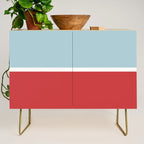 Color Block I Blue Red Credenza Gallery Image 1
