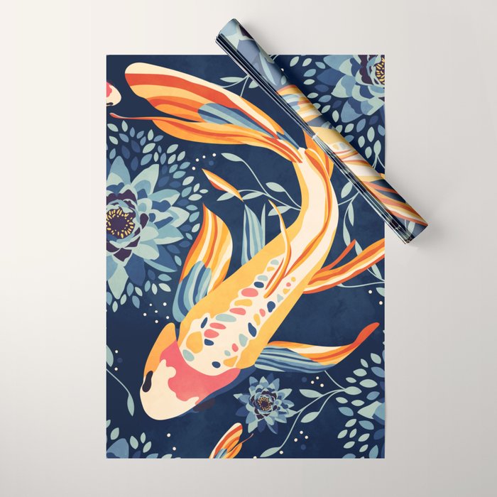 The Lotus Pond Wrapping Paper Gallery Image 1