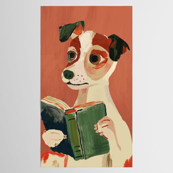 The Bookish Dog Tablecloth Gallery Image 2