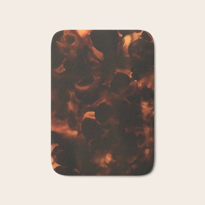 Tortoiseshell Abstract Dark Elegant Animal Print Bath Mat Gallery Image 1