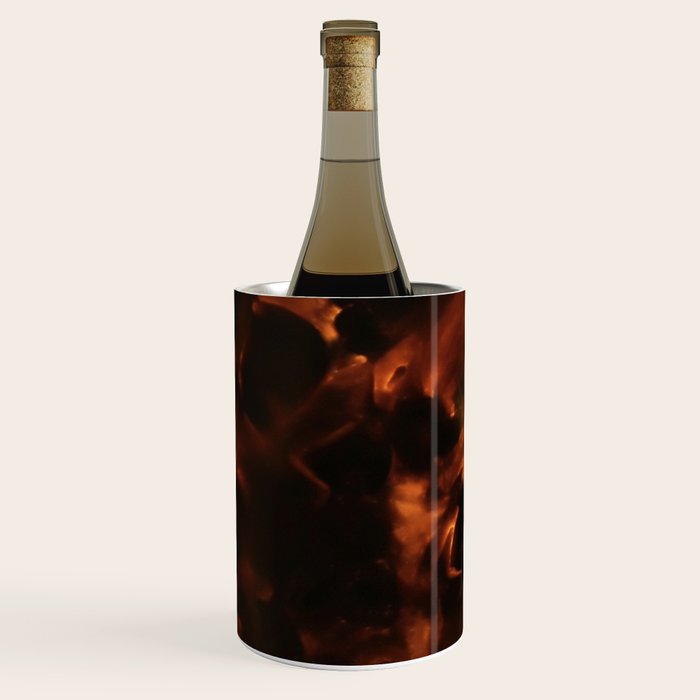 Tortoiseshell Abstract Dark Elegant Animal Print Wine Chiller Gallery Image 3