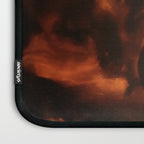 Tortoiseshell Abstract Dark Elegant Animal Print Laptop Sleeve Gallery Image 3