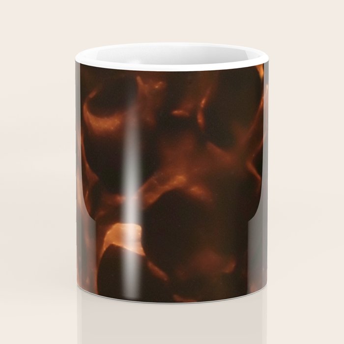 Tortoiseshell Abstract Dark Elegant Animal Print Coffee Mug Gallery Image 4