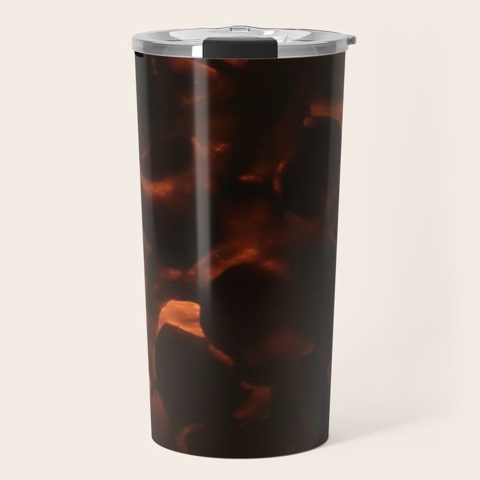 Tortoiseshell Abstract Dark Elegant Animal Print Travel Mug Gallery Image 1
