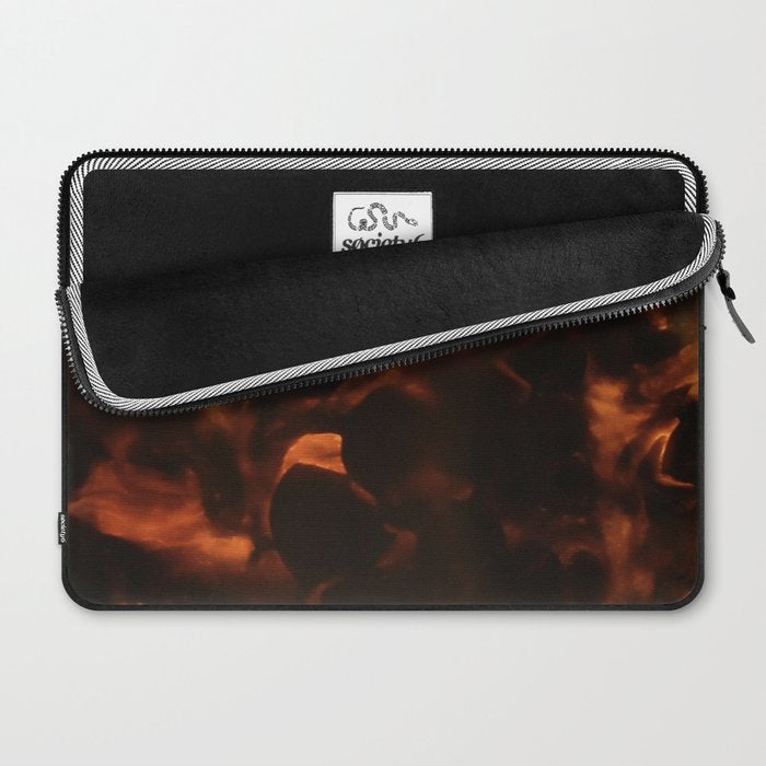 Tortoiseshell Abstract Dark Elegant Animal Print Laptop Sleeve Gallery Image 2