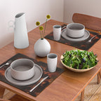 Tortoiseshell Abstract Dark Elegant Animal Print Placemat Gallery Image 2