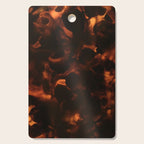 Tortoiseshell Abstract Dark Elegant Animal Print Cutting Board Gallery Image 1
