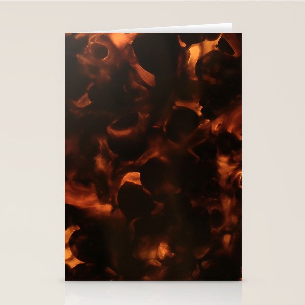 Tortoiseshell Abstract Dark Elegant Animal Print Stationery Card Gallery Image 2