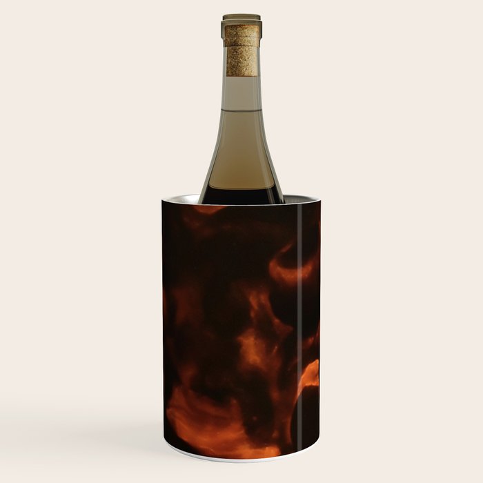 Tortoiseshell Abstract Dark Elegant Animal Print Wine Chiller Gallery Image 2