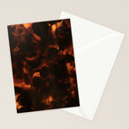 Tortoiseshell Abstract Dark Elegant Animal Print Stationery Card Gallery Image 2