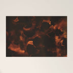 Tortoiseshell Abstract Dark Elegant Animal Print Welcome Mat Gallery Image 1