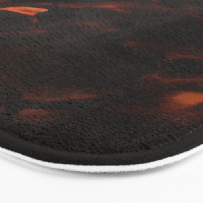 Tortoiseshell Abstract Dark Elegant Animal Print Bath Mat Gallery Image 3