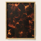 Tortoiseshell Abstract Dark Elegant Animal Print Serving Tray Gallery Image 1