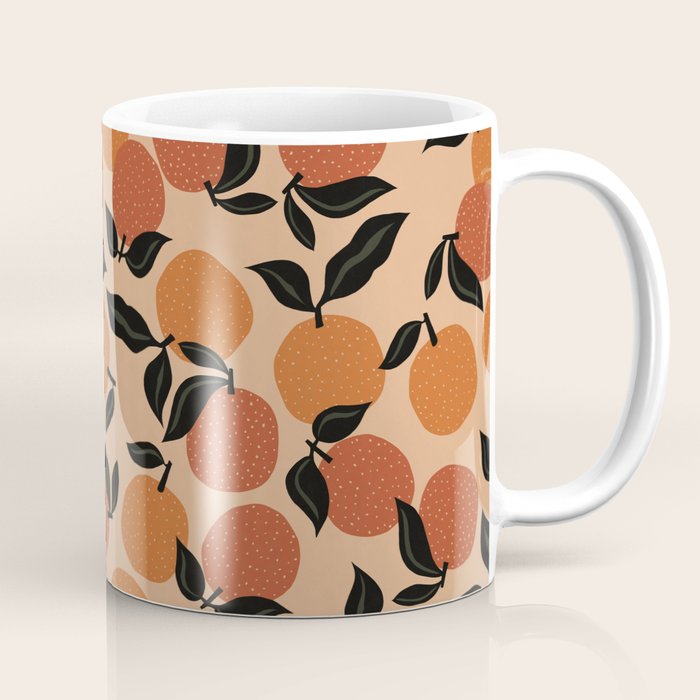 Seamless Citrus Pattern / Oranges Coffee Mug Gallery Image 1