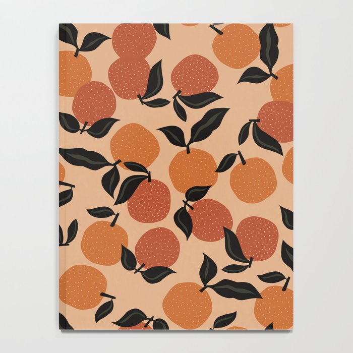 Seamless Citrus Pattern / Oranges Notebook Gallery Image 4