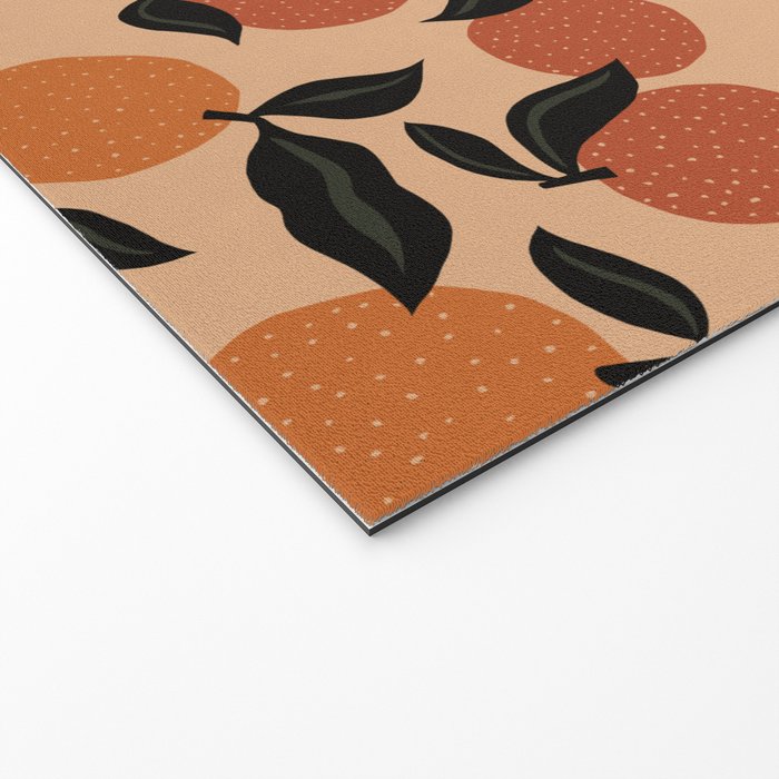 Seamless Citrus Pattern / Oranges Welcome Mat Gallery Image 2