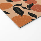 Seamless Citrus Pattern / Oranges Welcome Mat Gallery Image 2