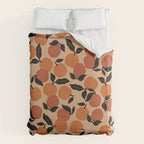 Seamless Citrus Pattern / Oranges Duvet Cover Gallery Image 6